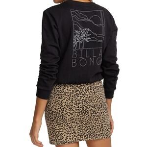 Billabong Cheetah Print Mini Skirt Women’s 29 • 16” Length